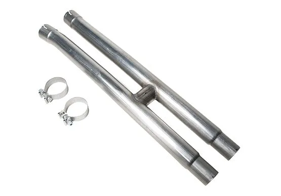 2015-2026 Roush Mustang 5.0L V8 Resonator Delete H-Pipe — image 1