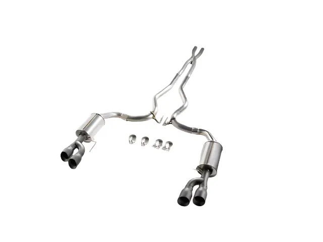 2018-2026 Roush Mustang GT Black-Tip Cat-Back Exhaust — image 1