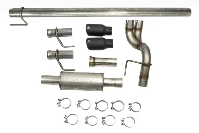 2021-2026 Roush F-150 Black Tip Rear-Exit Cat-Back Exhaust — image 1