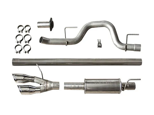 Roush 2011-2014 F-150 Cat-Back Exhaust - 6.2L/5.0L/3.5L Side Exit — image 1