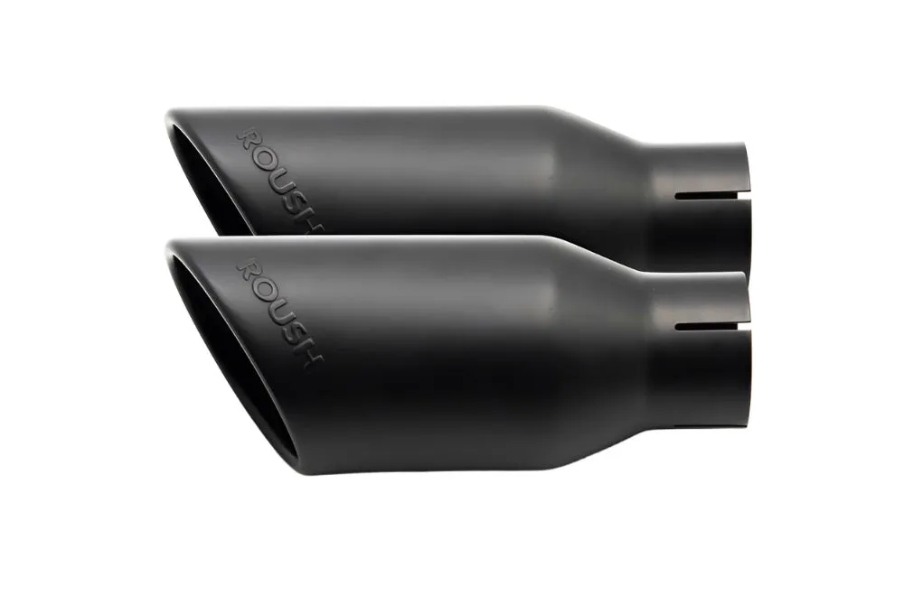 2015-2026 Roush F-150 4" Black Exhaust Dual-Tip Kit — image 1