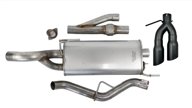 2021-2026 Roush F-150 Side Exit Cat Back Active Ready Exhaust - Black Tip — image 1